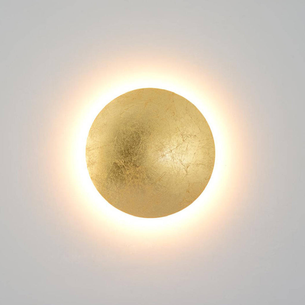 Plafon PLATILLO, średni, złoty, 12W LED, barwa ciepła 3000K