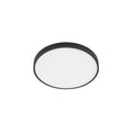 Plafon RIBERIO śr. 28cm 30W LED ciepła biel 3000K | czarny