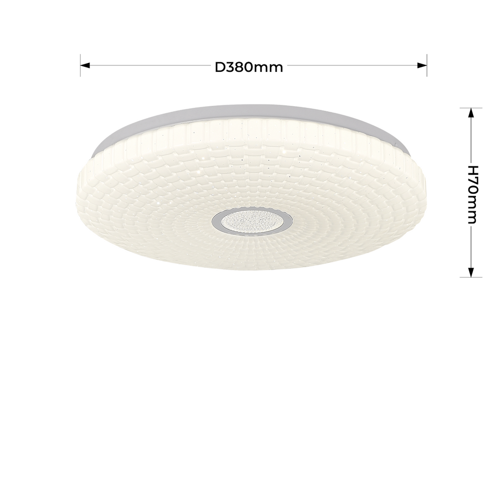 Plafon Solaro 40 cm biały LED 4000K