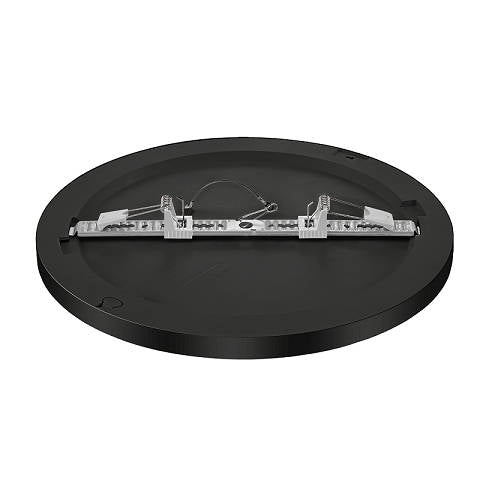 Plafon YORK śr. 33cm I czarny I 24W LED, barwa ciepła 3000K