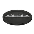 Plafon YORK śr. 33cm I czarny I 24W LED, barwa ciepła 3000K