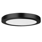 Plafon YORK śr. 33cm I czarny I 24W LED, barwa neutralna 4000K