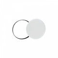 Plafon lampa sufitowa NYMPHEA czarno biały RINGS 24W IP54 zmienna barwa CCT