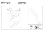 Podświetlenie Maytoni Fichte IP20 x MIR012WL-L14B4K | Czarny
