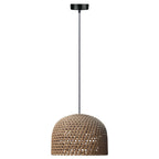 Ratanowa lampa wisząca Kanso 40 cm jasne drewno 1xE27