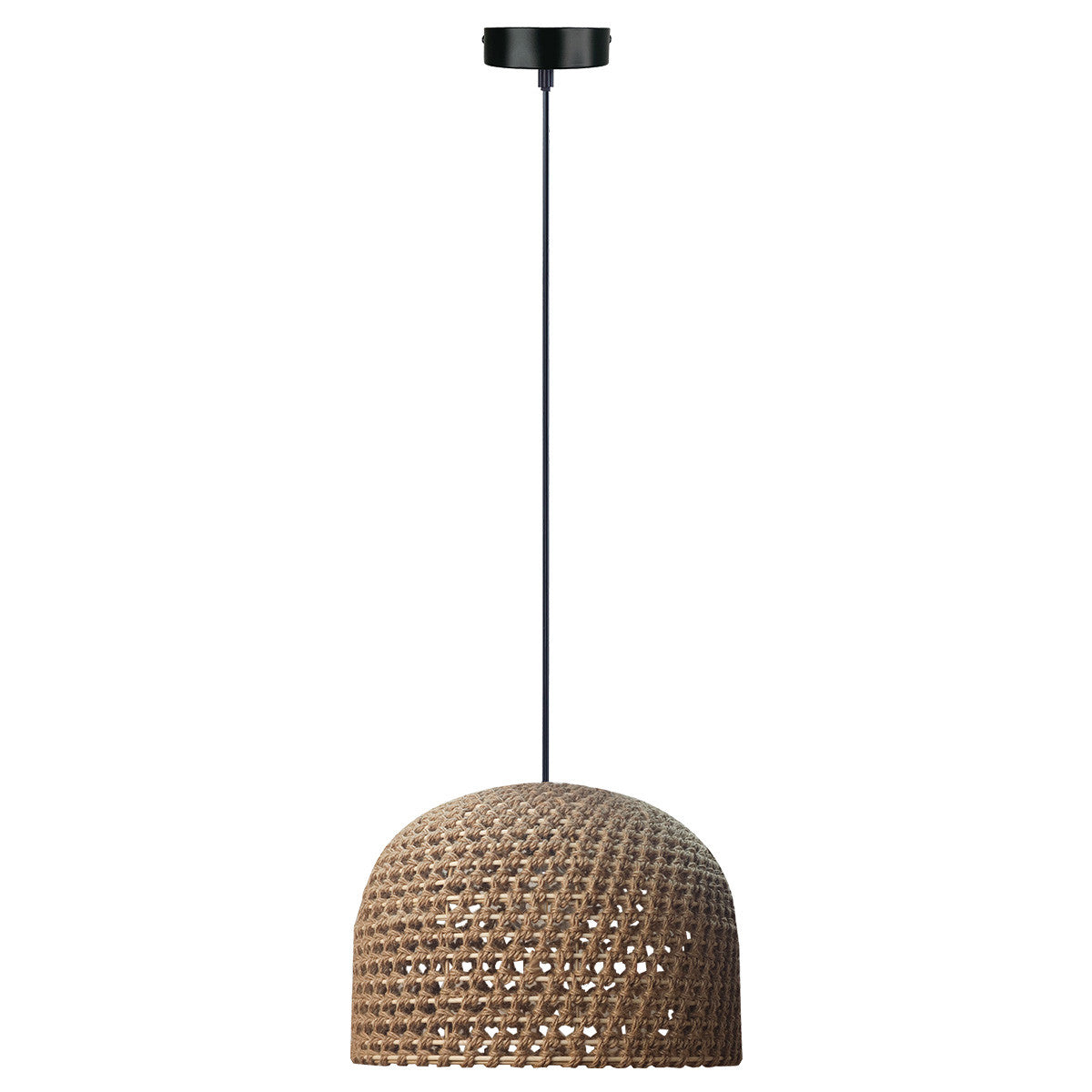 Ratanowa lampa wisząca Kanso 40 cm jasne drewno 1xE27