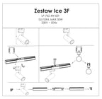 Reflektor do szynoprzewodów jednofazowych ICE, biały, 1x50W GU10