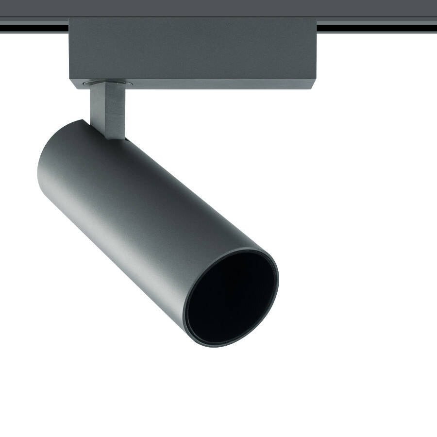 Reflektor do szynoprzewodu jednofazowego ARIES, tytanowy, 9W LED, barwa ciepła 3000K