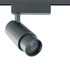 Reflektor do szynoprzewodu jednofazowego ARIES z wysuwaną soczewką, tytanowy, 9W LED, barwa ciepła 3000K