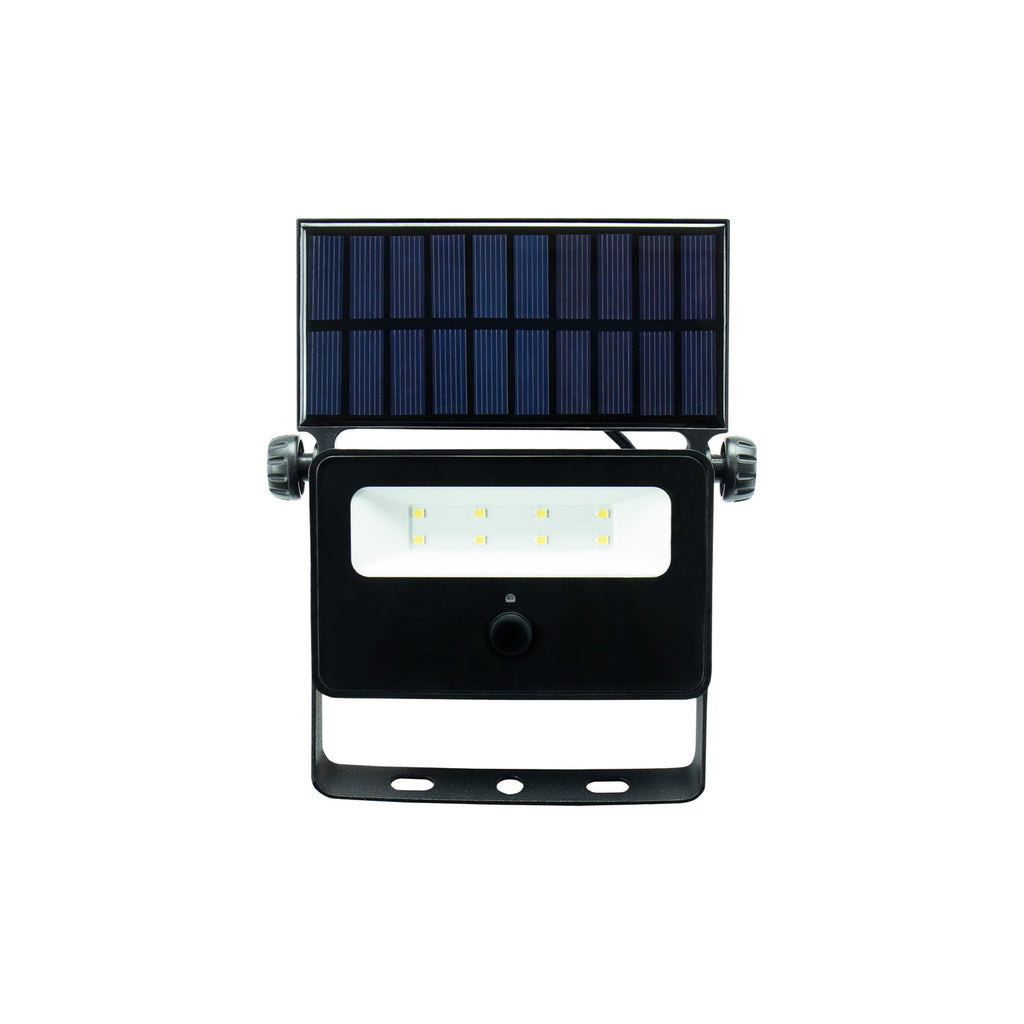 Reflektor solarny z czujnikiem NOCTIS SOLARIS MINI 2W 6000K IP65 | czarny
