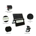 Reflektor solarny z czujnikiem NOCTIS SOLARIS MINI 2W 6000K IP65 | czarny
