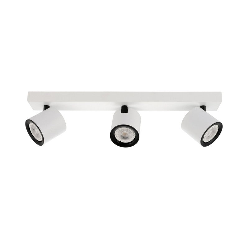 Reflektor sufitowy KARLOTA dł. 46cm 3xGU10 | biały
