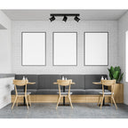 Reflektor sufitowy SELMA dł. 46cm 15W 3xLED neutralna biel 4000K | czarny