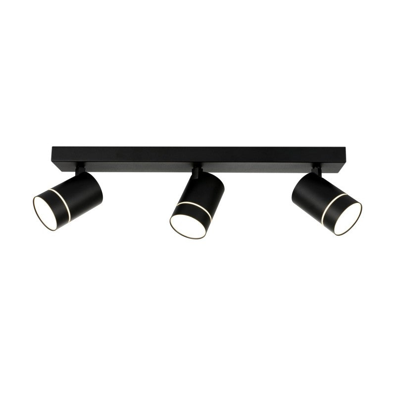 Reflektor sufitowy SELMA dł. 46cm 15W 3xLED neutralna biel 4000K | czarny