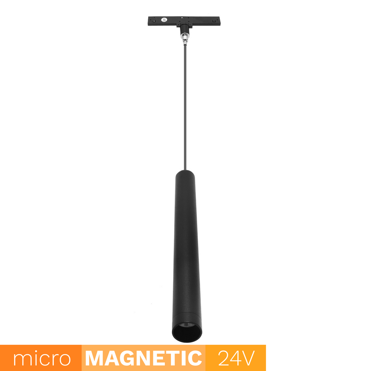 Sopel do szyn magnetycznych UN5-30D300 Micro Magnetic 6W 3000K Czarny | DML1581