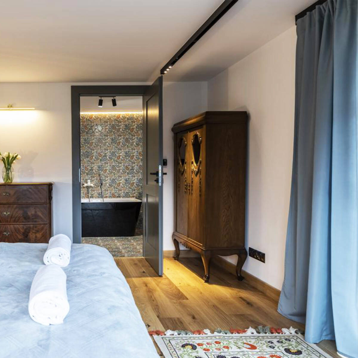 Spot BILBAO do szyny MAGNETIC, LIGHT PRESTIGE, czarny/biały, 3x3W LED, barwa ciepła 3000K