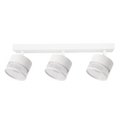 Spot Kendal 3 transparetny / biały GX53