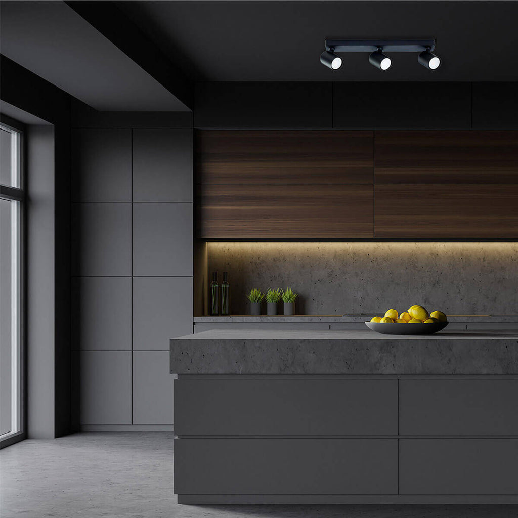 Spot czarny 3 pkt SNOW