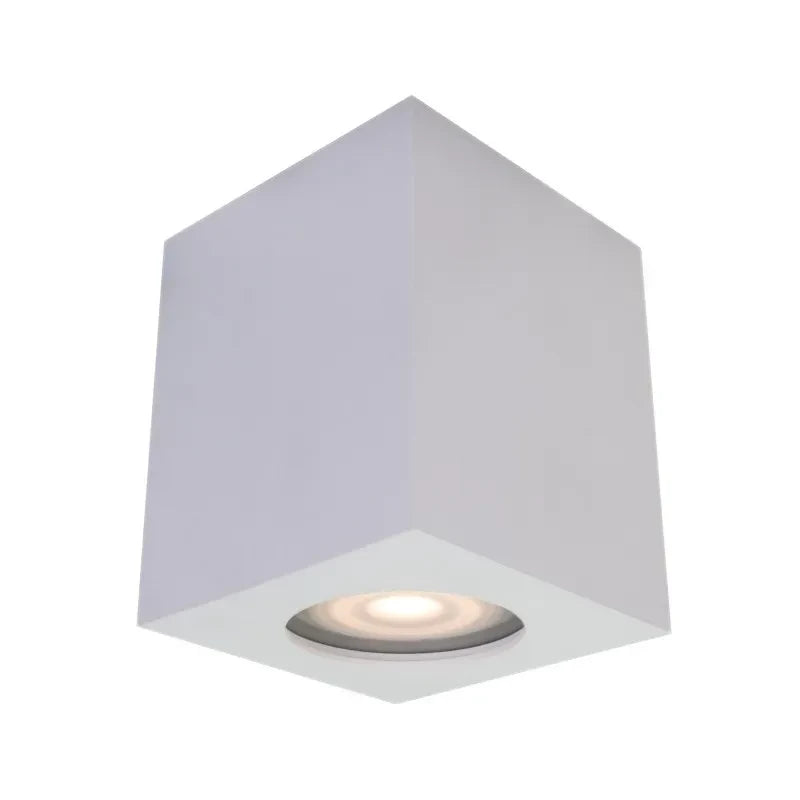 Spot sufitowy Fabrycio dł. 7,6cm GU10 | biały