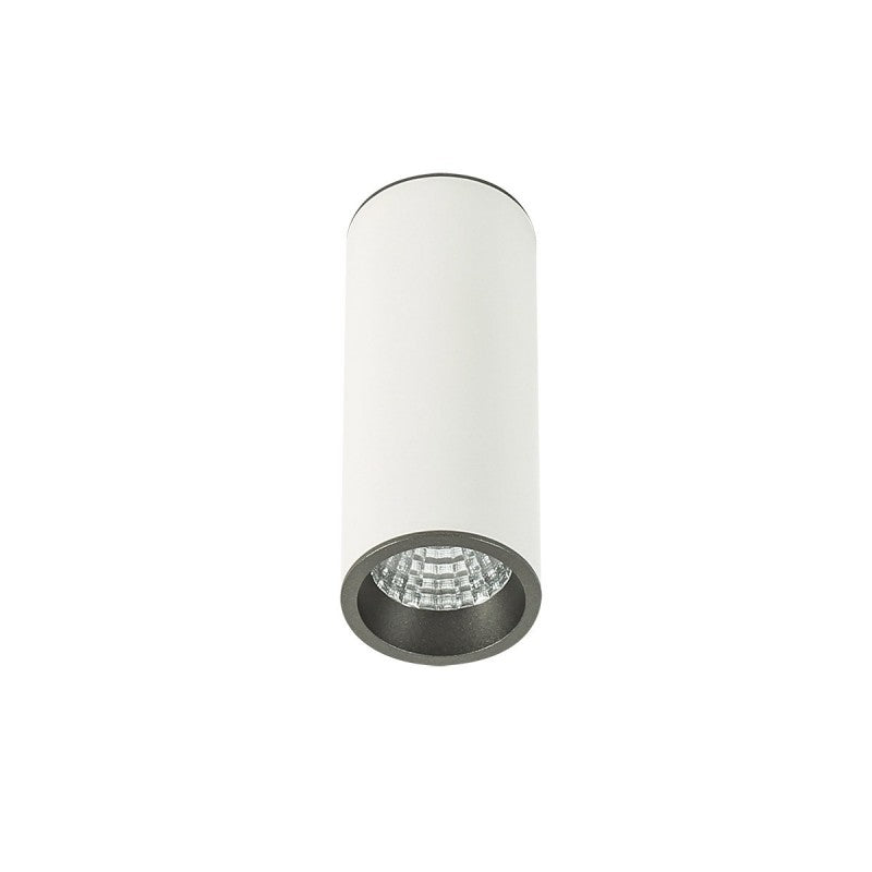 Spot sufitowy Moldes Medium śr. 6cm 7W LED barwa ciepła 3000K | biały/szary