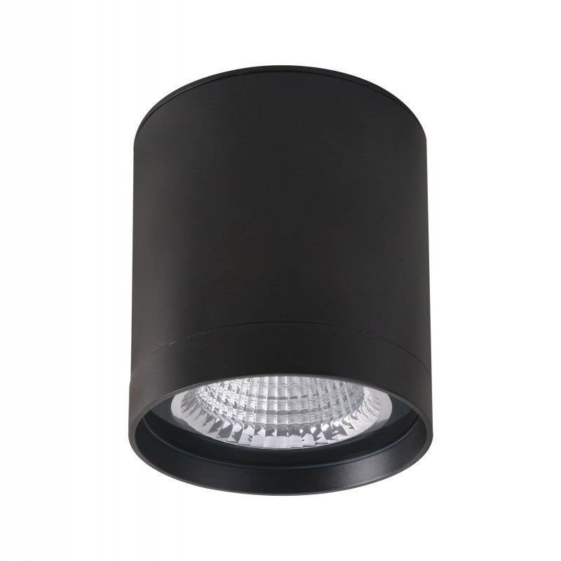 Spot sufitowy tuba śr. 11cm LED 3000K ciepła biel | czarny