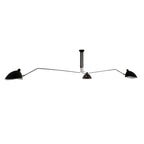 Stylowa lampa wisząca FABIO E27 60W wys. 85cm | zloty