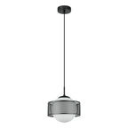 Stylowa lampa wisząca Leilani PND-43445-1L-GR | Szara