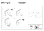 Światło punktowe Outdoor Biscotti IP65 x O035-L3W3K | Biały