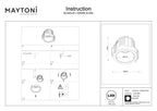 Światło punktowe Technical Alfa LED IP20 x DL043-01-15W4K-D-RD-W | Biały
