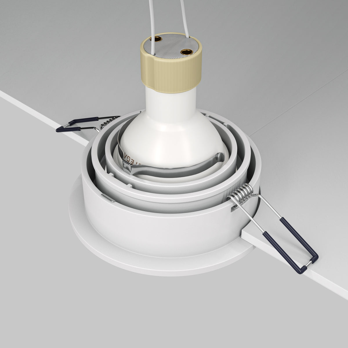 Światło punktowe Technical Atom IP20 1xGU10 DL025-2-01W | Biały