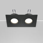 Światło punktowe Technical Atom IP20 2xGU10 DL024-2-02B | Czarny
