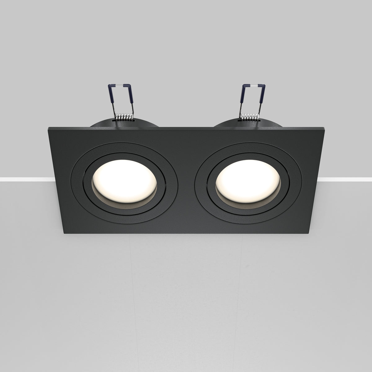 Światło punktowe Technical Atom IP20 2xGU10 DL024-2-02B | Czarny