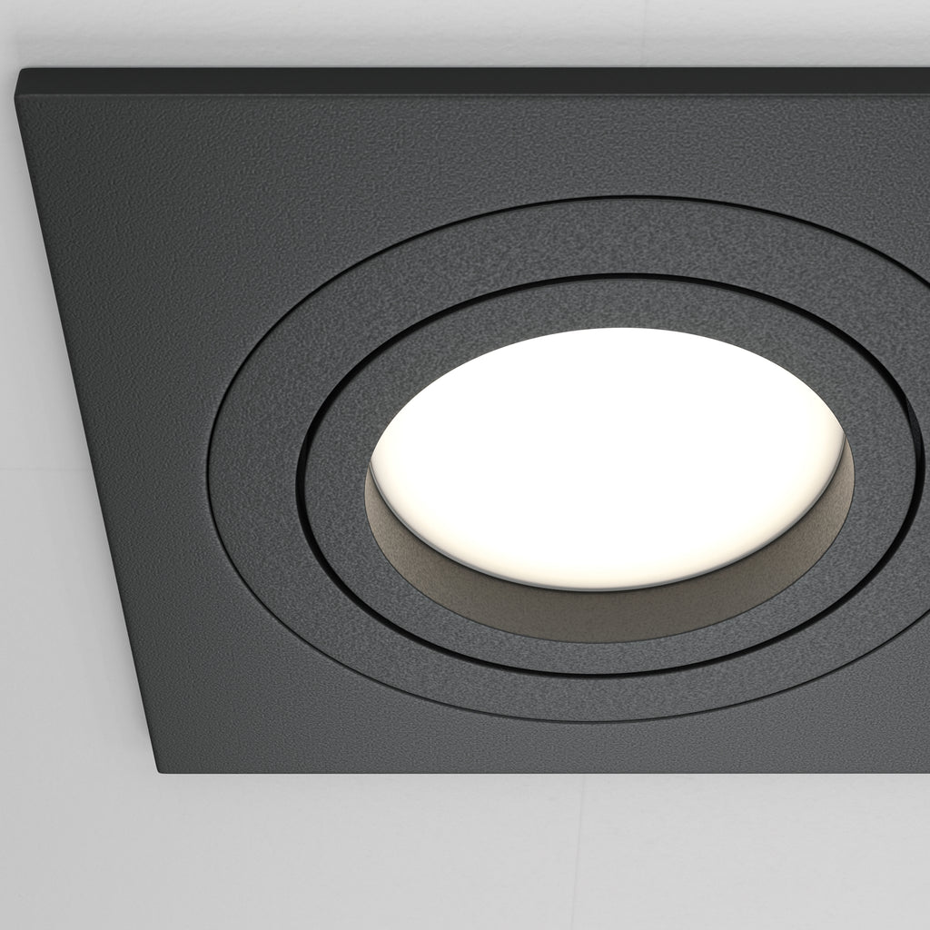 Światło punktowe Technical Atom IP20 2xGU10 DL024-2-02B | Czarny