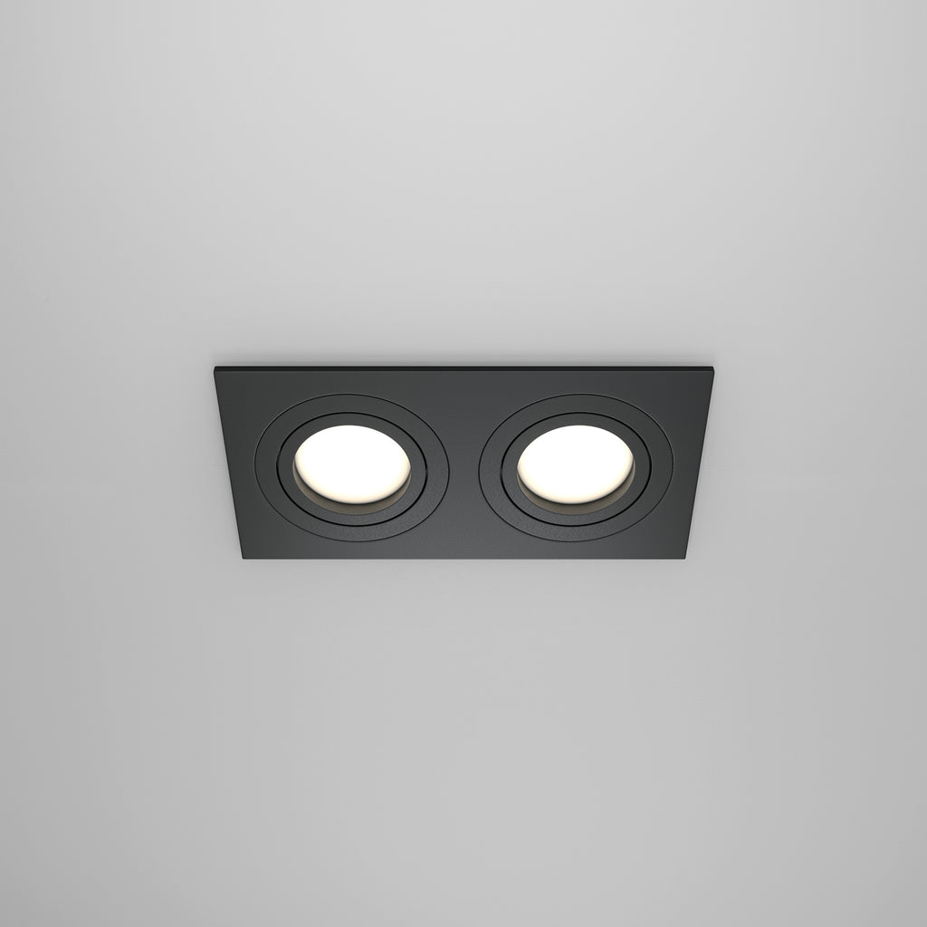 Światło punktowe Technical Atom IP20 2xGU10 DL024-2-02B | Czarny