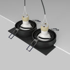 Światło punktowe Technical Atom IP20 2xGU10 DL024-2-02B | Czarny