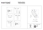 Światło punktowe Technical Calipso IP20 1xGU10 C110CL-01-GU10-B | Czarny