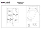 Światło punktowe Technical FOCUS S IP20 1xGU10 C048CL-U-1B | Czarny
