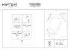 Światło punktowe Technical FOCUS S IP20 1xGU10 C048CL-U-1BMG | Czarny