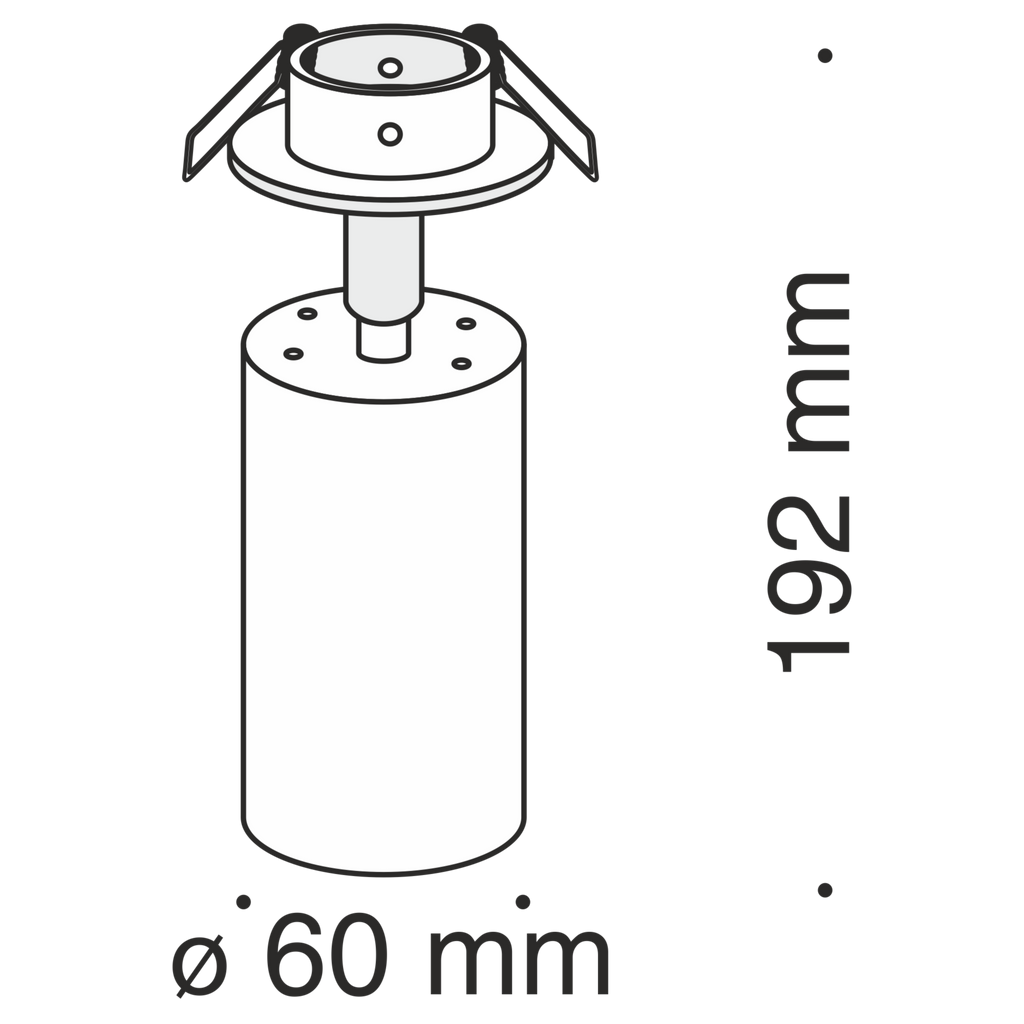 Światło punktowe Technical Focus IP20 1xGU10 C018CL-01W | Biały
