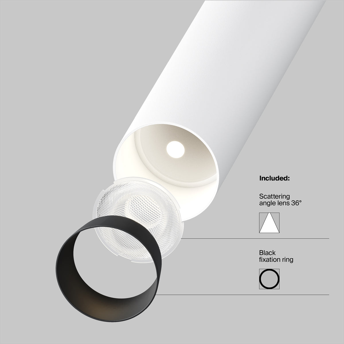 Światło punktowe Technical Focus T IP20 x C140RS-L200-7W3K-W | Biały