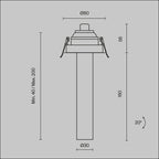 Światło punktowe Technical Focus T IP20 x C140RS-L200-7W3K-W | Biały