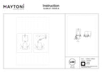 Światło punktowe Technical Hidden IP20 x DL095-01-10W3K-B | Czarny