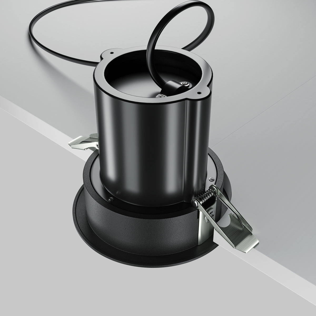 Światło punktowe Technical Hidden IP20 x DL095-01-10W3K-B | Czarny