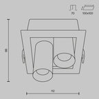 Światło punktowe Technical Magnum IP20 x DL094-02-7W3K-W | Biały