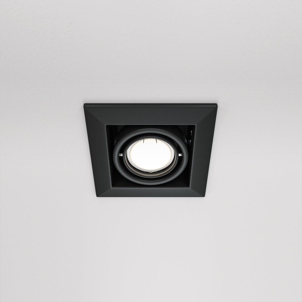 Światło punktowe Technical Metal Modern IP20 1xGU10 DL008-2-01-B | Czarny