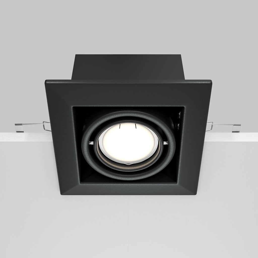Światło punktowe Technical Metal Modern IP20 1xGU10 DL008-2-01-B | Czarny