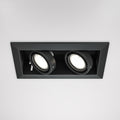 Światło punktowe Technical Metal Modern IP20 2xGU10 DL008-2-02-B | Czarny