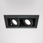 Światło punktowe Technical Metal Modern IP20 2xGU10 DL008-2-02-B | Czarny