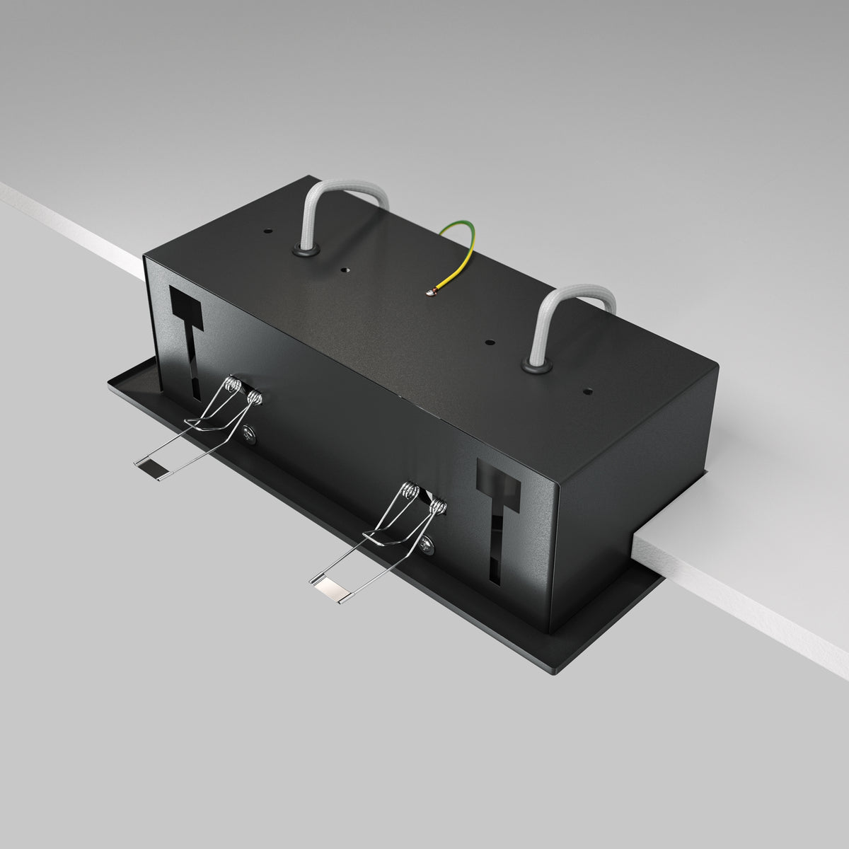 Światło punktowe Technical Metal Modern IP20 2xGU10 DL008-2-02-B | Czarny