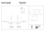 Światło punktowe Technical Metal Modern IP20 2xGU10 DL008-2-02-B | Czarny